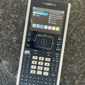 Texas Instruments TI-Nspire CX Black and White Graphing Calculator